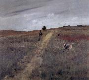 William Merritt Chase Landscape oil